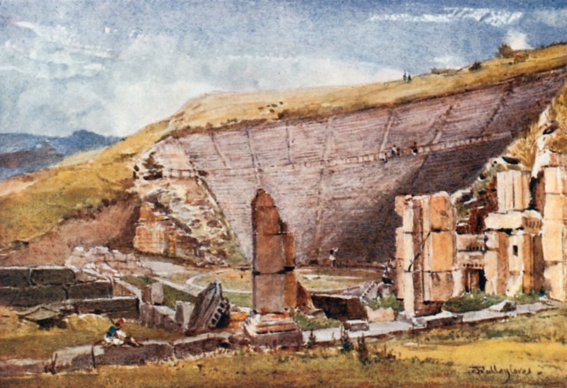 Il Teatro di Epidauro da John Fulleylove