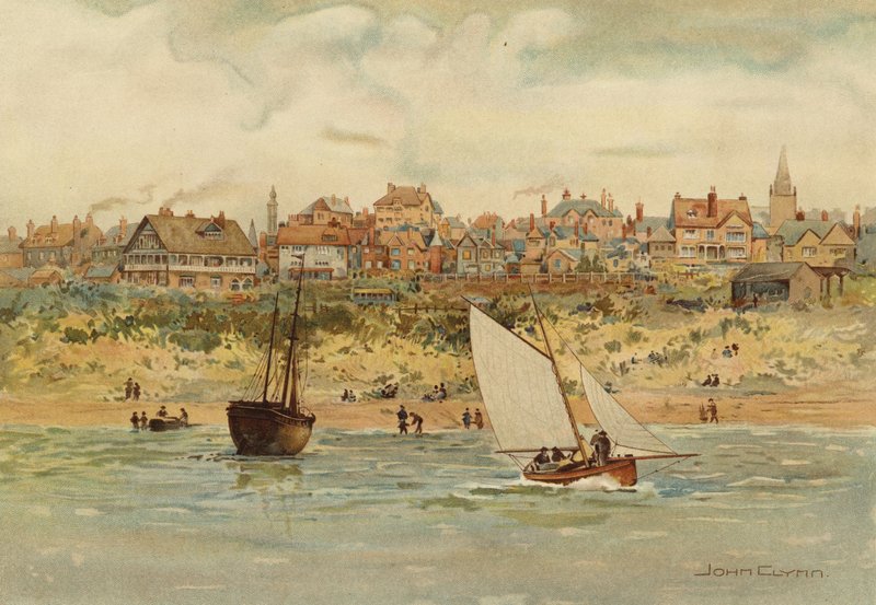 Liverpool: Una vista di New Brighton dal mare da John Glynn