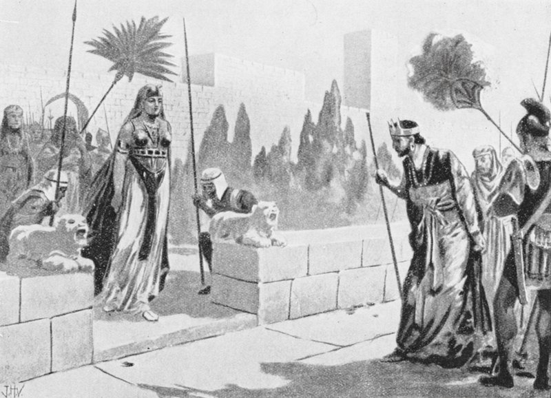 Cleopatra visita Erode, c. 33 a.C. da John Harris Valda