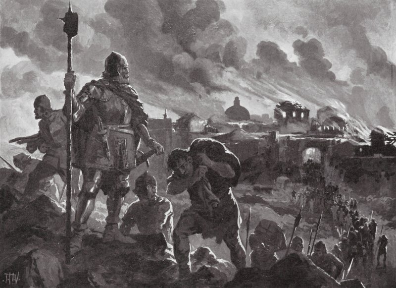 Ivan il Nero dà fuoco a Zhabliak da John Harris Valda