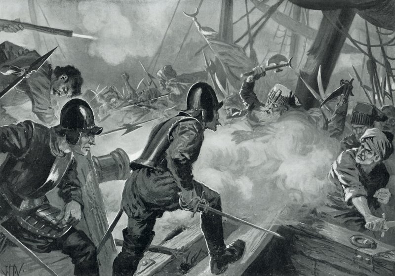 La Battaglia di Lepanto da John Harris Valda