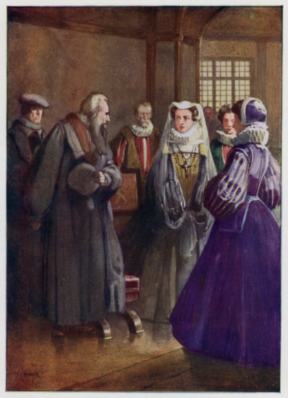 Il riformatore presbiteriano John Knox incontra Maria, Regina di Scozia da John Hassall