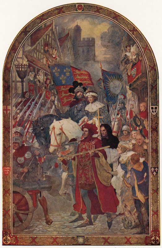 Enrico VI. La Battaglia di Barnet, 1471 da John Henry Amshewitz