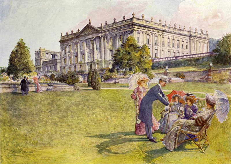 Chatsworth House da John Henry Frederick (after) Bacon