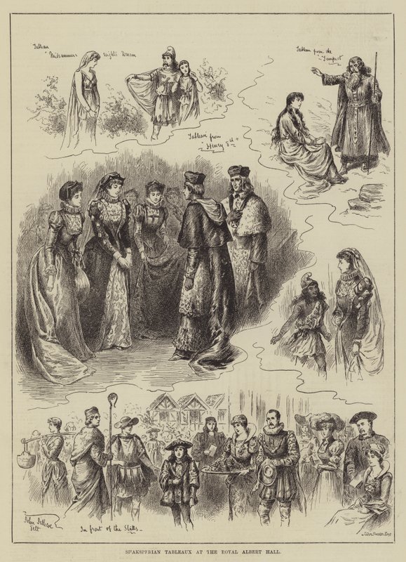 Tableaux shakespeariani alla Royal Albert Hall da John Jellicoe