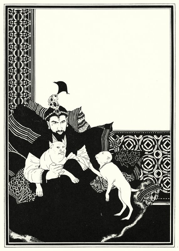 Illustrazione per La storia di Aladino e la lampada meravigliosa (litografia) da John Kettelwell