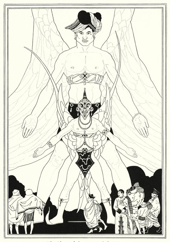 Illustrazione per La storia di Aladino e la lampada meravigliosa (litografia) da John Kettelwell