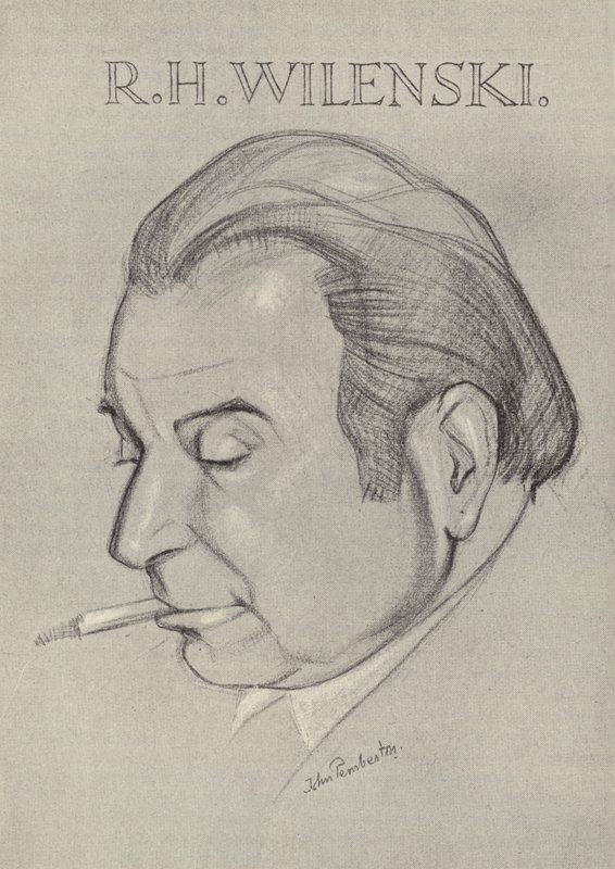 R H Wilenski, critico d