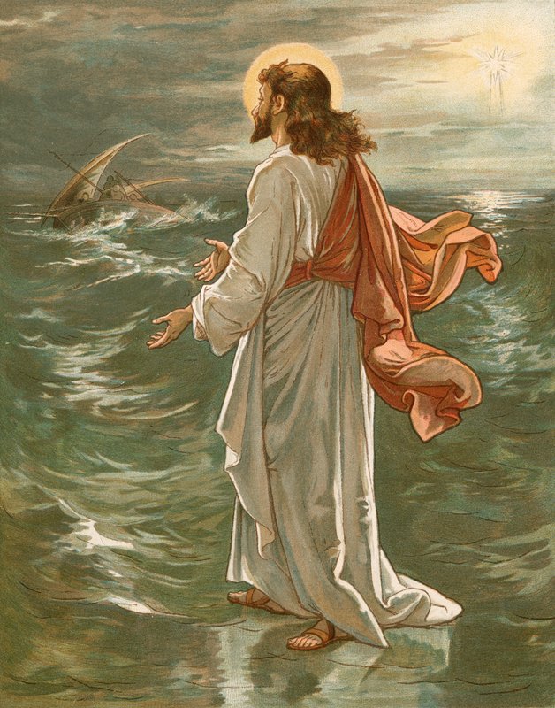 Cristo che cammina sulle acque da John Lawson