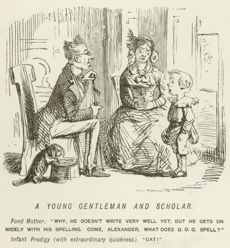 Un Giovane Gentiluomo e Studioso da John Leech
