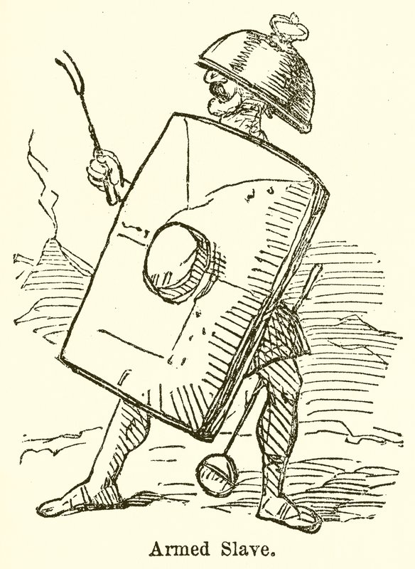 Schiavo armato da John Leech