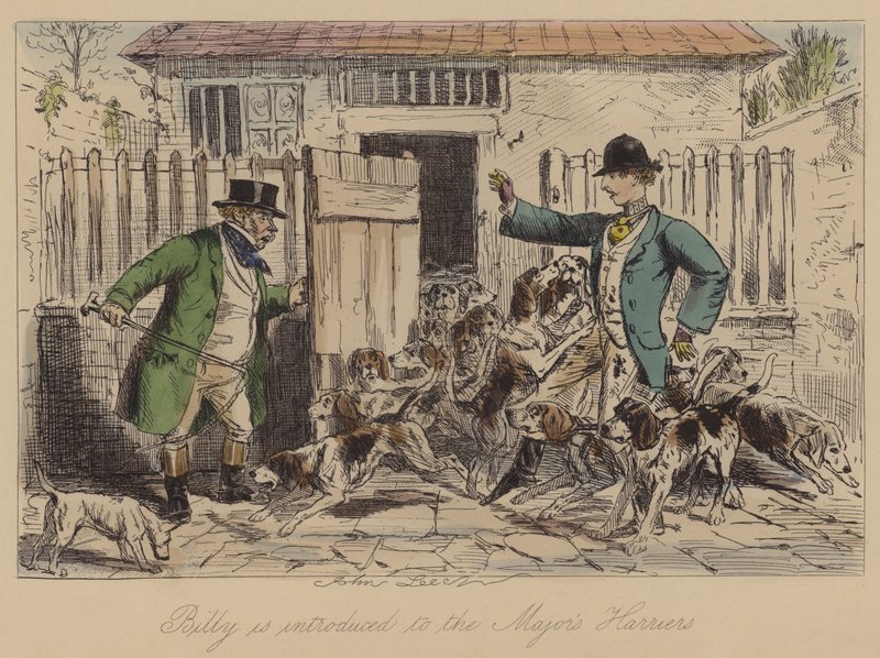 Billy viene presentato ai segugi del sindaco da John Leech