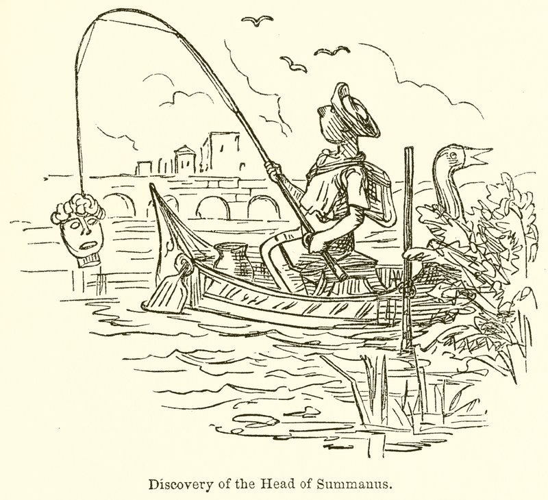 Scoperta della testa di Summanus da John Leech