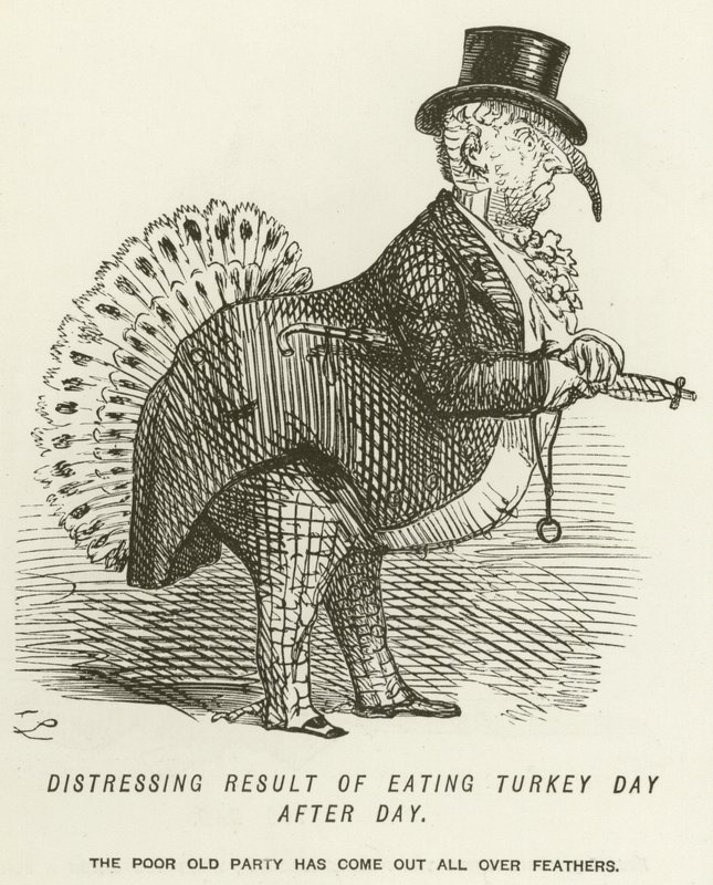 Risultato angosciante di mangiare tacchino giorno dopo giorno da John Leech