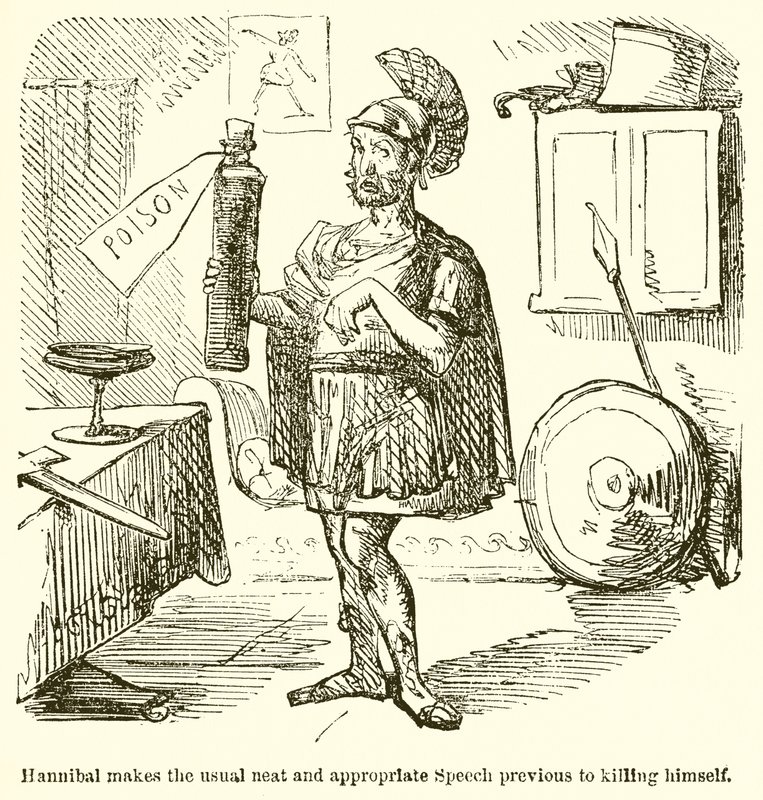 Annibale fa il solito discorso appropriato prima di uccidersi da John Leech