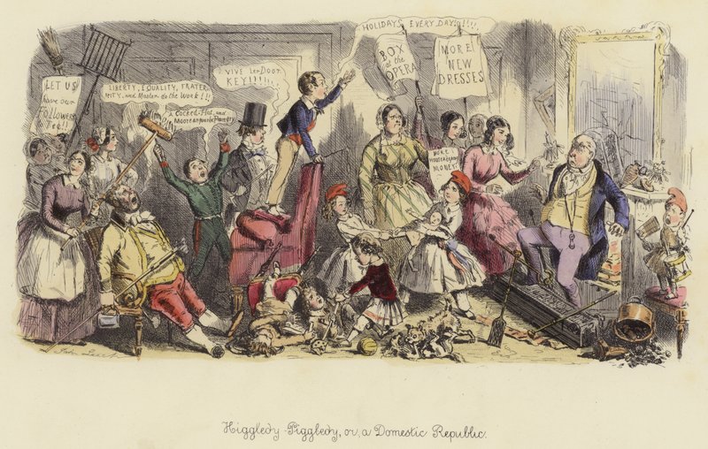 Higgledy-Piggledy, o una repubblica domestica da John Leech