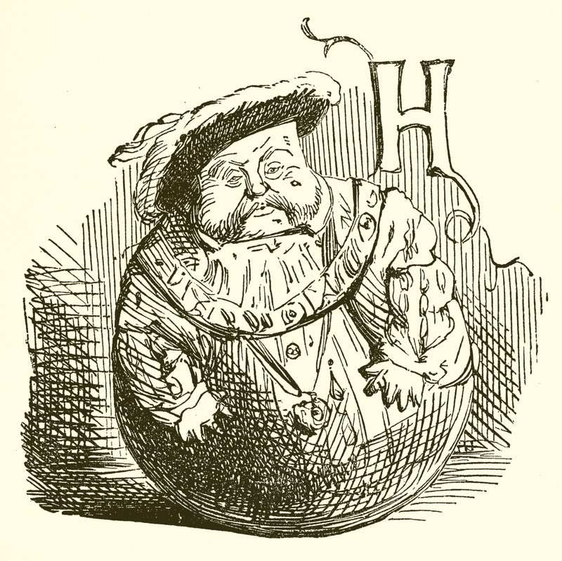 Re Enrico VIII da John Leech