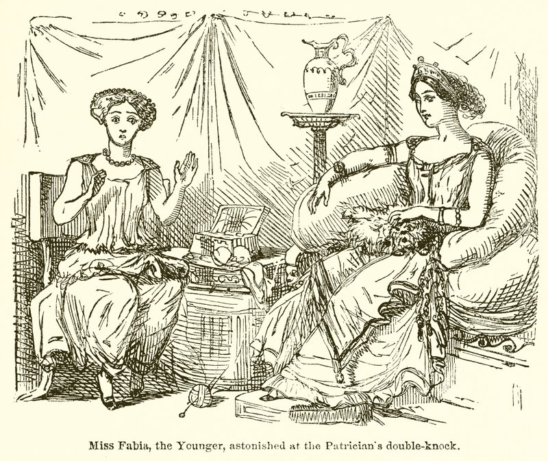 Miss Fabia, la Giovane, Stupita dal Doppio Colpo del Patrizio da John Leech