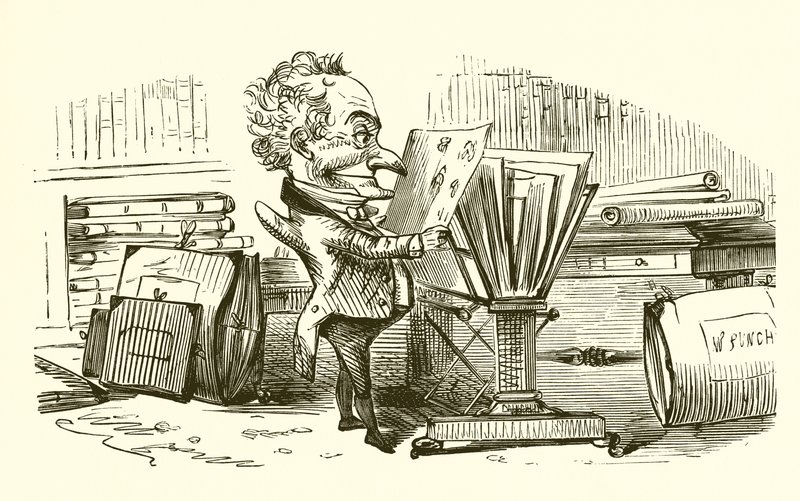 Mr Punch da John Leech