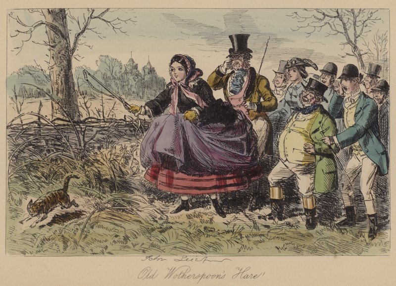 La lepre di Old Wotherspoon! da John Leech