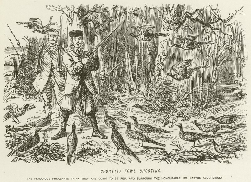 Caccia agli uccelli sportivi da John Leech