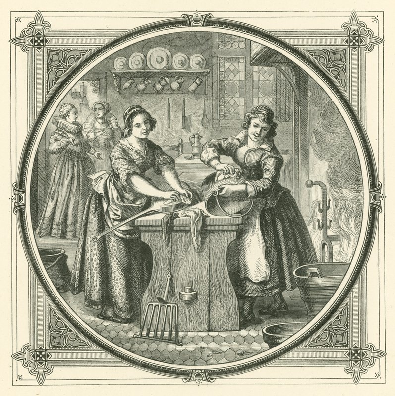 Quando i servi trasandati diventano ordinati, lucidano il fondo delle pentole da John Leighton