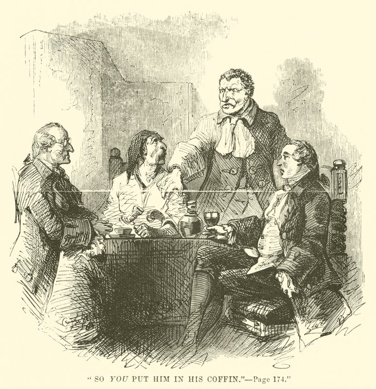 Illustrazione per Una storia tra due città di Charles Dickens da John McLenan