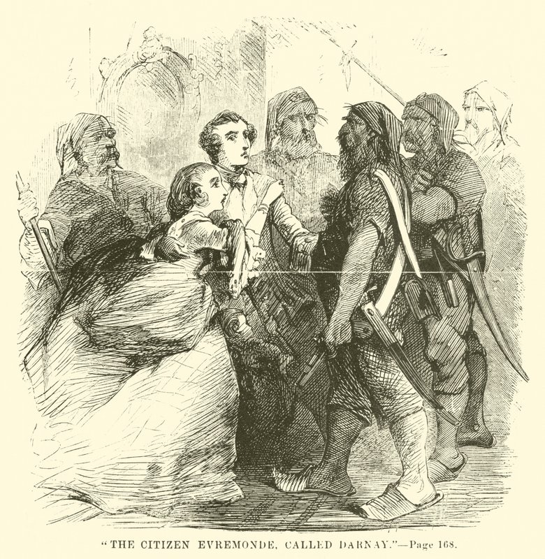 Illustrazione per Una storia tra due città di Charles Dickens da John McLenan