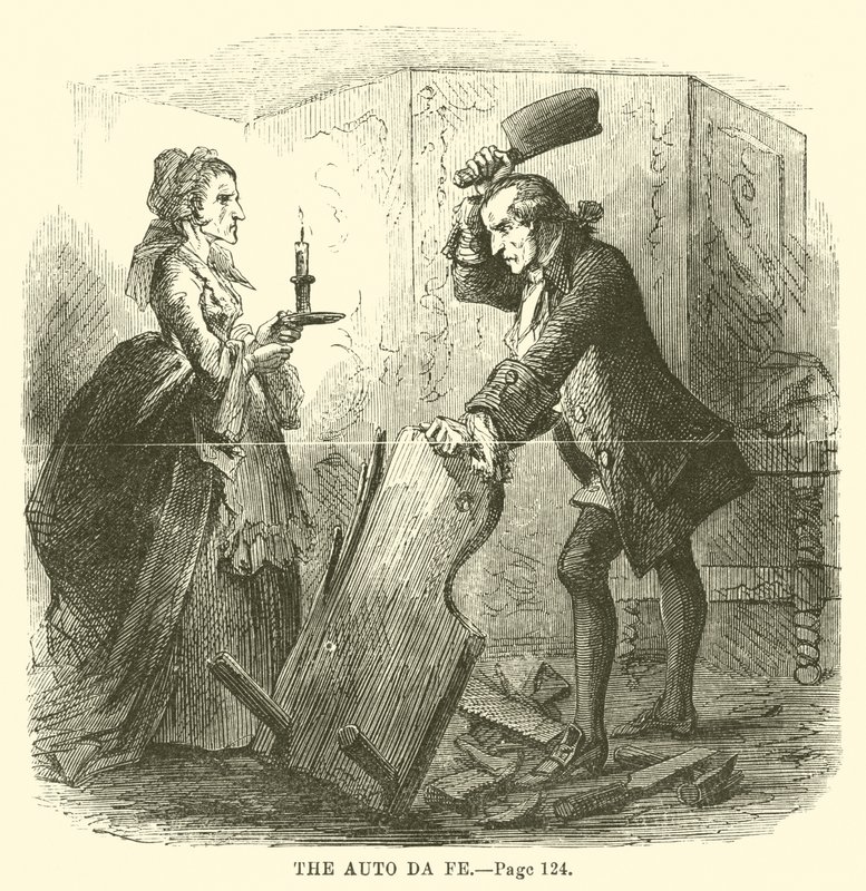 Illustrazione per Una storia tra due città di Charles Dickens da John McLenan