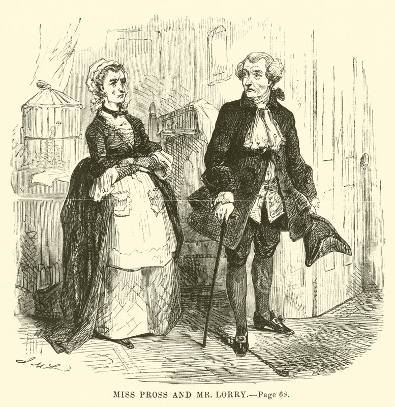 Illustrazione per Una storia tra due città di Charles Dickens da John McLenan