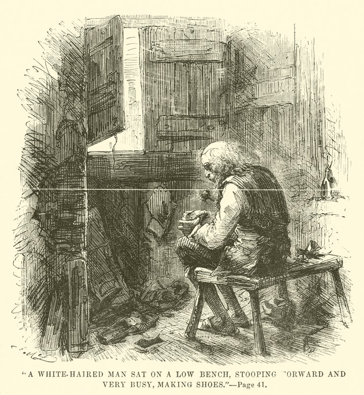Illustrazione per Una storia tra due città di Charles Dickens da John McLenan