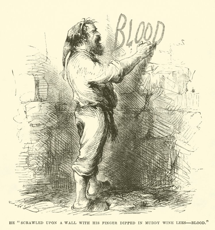 Illustrazione per Una storia tra due città di Charles Dickens da John McLenan