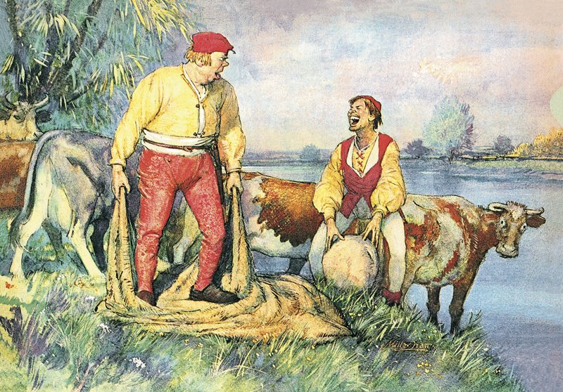 Il grande Claus e il piccolo Claus da John Millar Watt