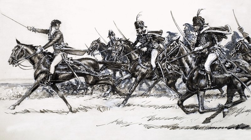 Carica di cavalleria da John Millar Watt