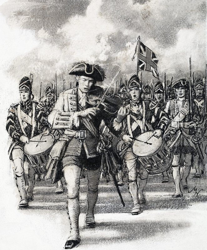 In marcia verso la battaglia da John Millar Watt