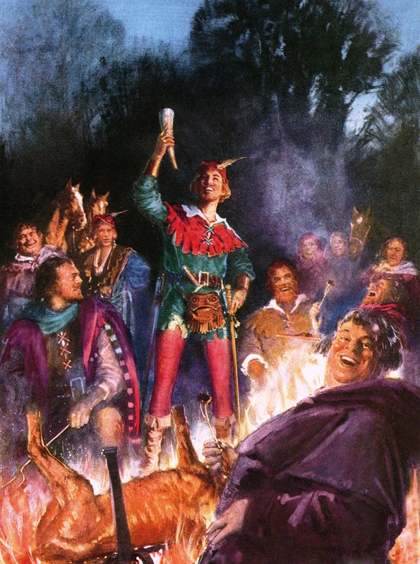 Robin Hood e i suoi uomini felici da John Millar Watt