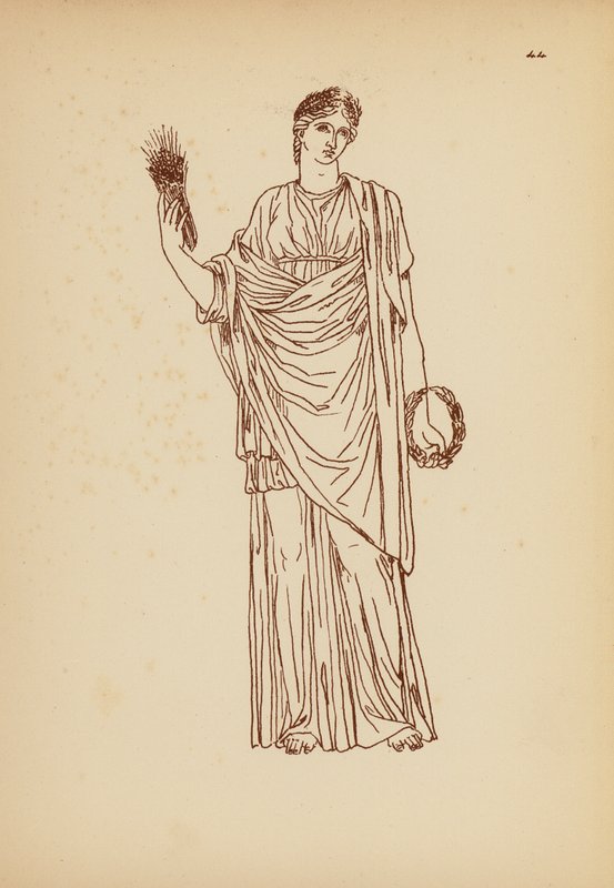 Costume femminile greco antico da John Moyr Smith