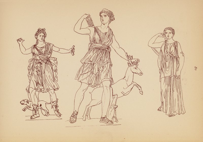 Costume femminile greco antico da John Moyr Smith