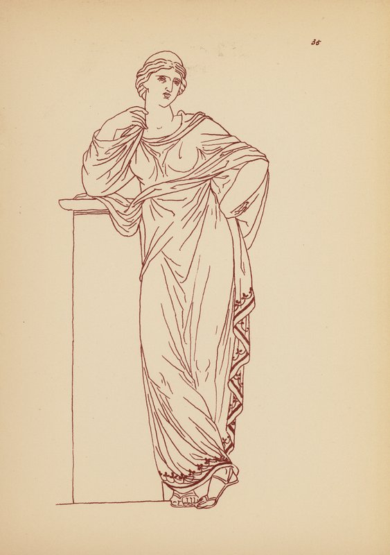 Costume Femminile Greco Antico da John Moyr Smith