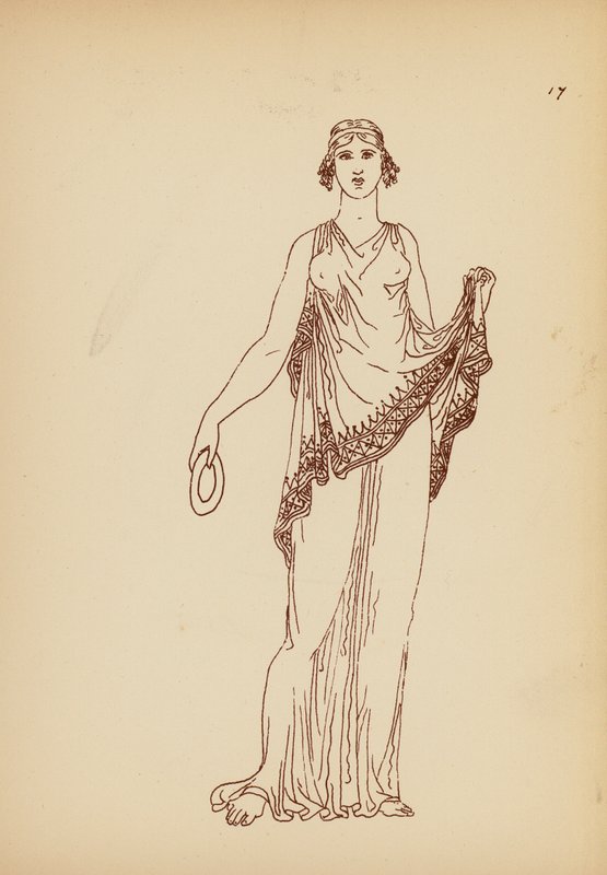 Costume Femminile Greco Antico da John Moyr Smith