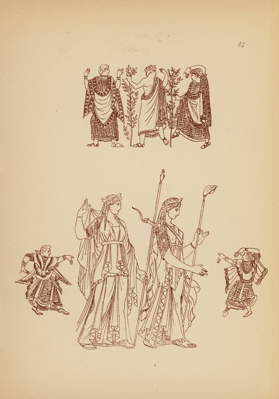 Costume Femminile Greco Antico da John Moyr Smith
