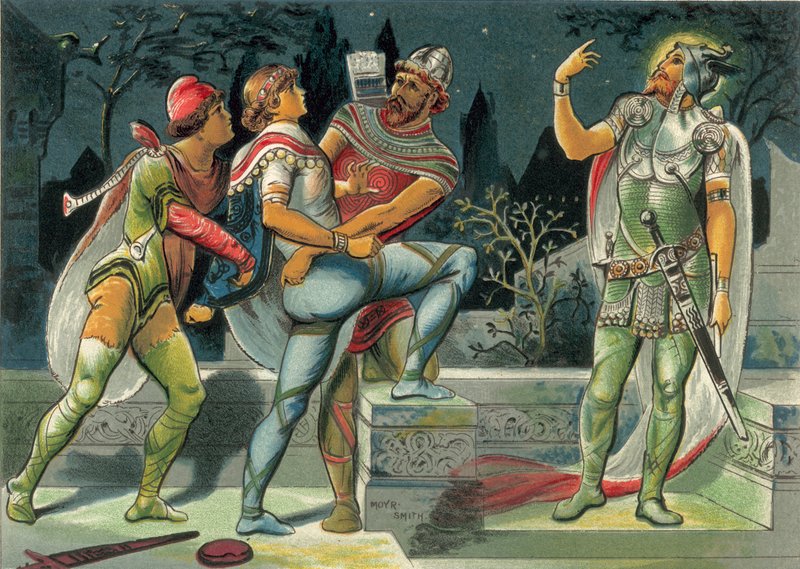 Amleto e il fantasma di suo padre da John Moyr Smith
