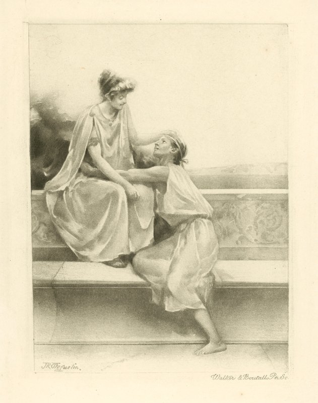 Illustrazione per le poesie di Catullo da John Reinhard Weguelin