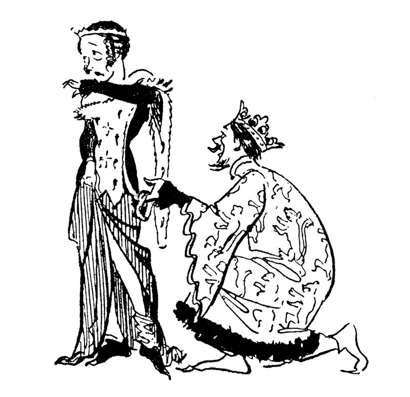 Re Edoardo III e il Giarrettiera da John Reynolds
