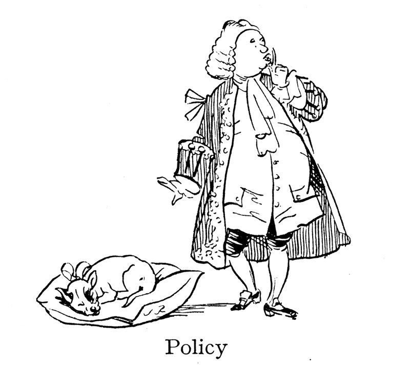 Sir Robert Walpole, Politica, Lascia che i cani dormano da John Reynolds