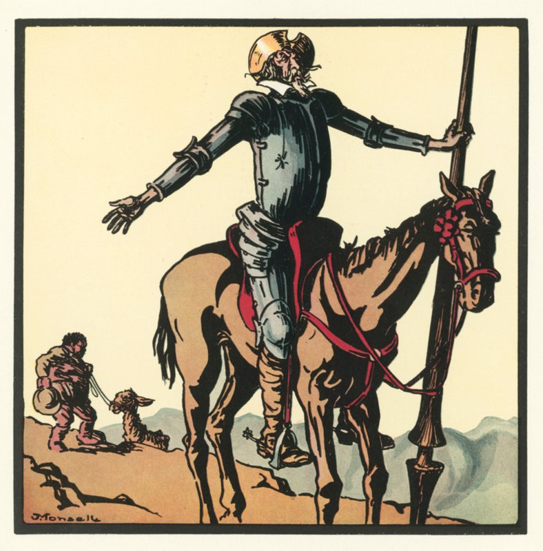 Kensington Rhymes: Don Chisciotte da John Robert (after) Monsell