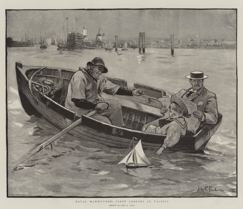 Manovre Navali, Prime Lezioni di Tattica da John Robertson Reid