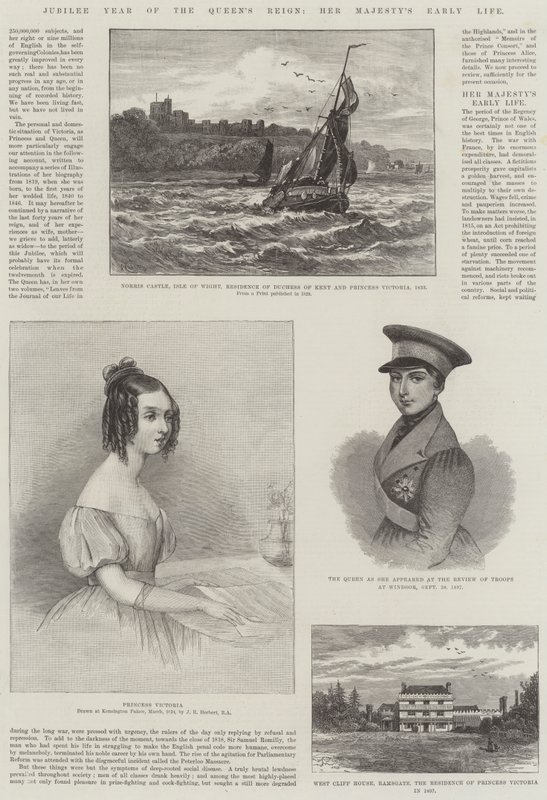 Anno del Giubileo del Regno della Regina, la prima vita di Sua Maestà da John Rogers Herbert
