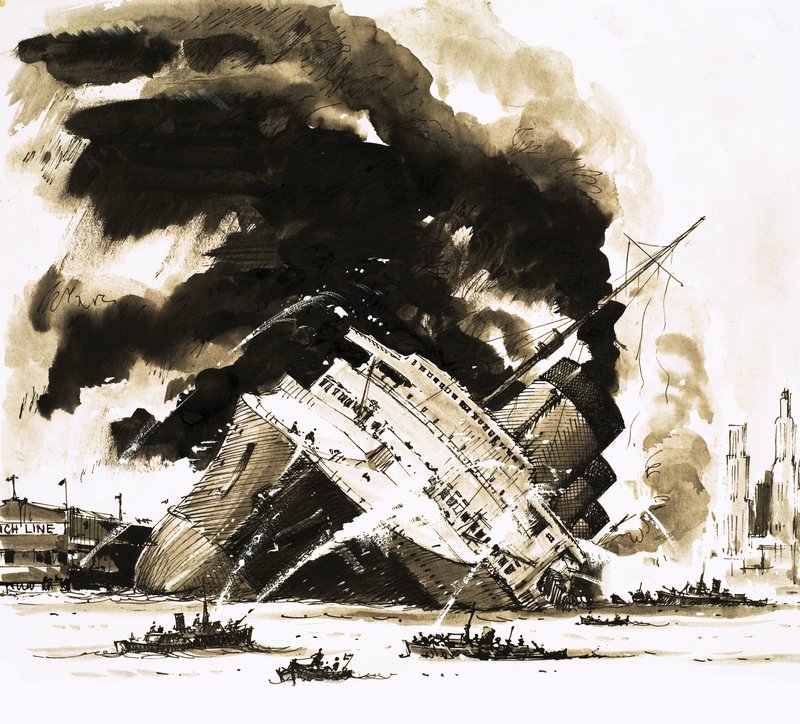 I grandi piroscafi: La nave che morì in bacino. Il Normandie da John S. Smith