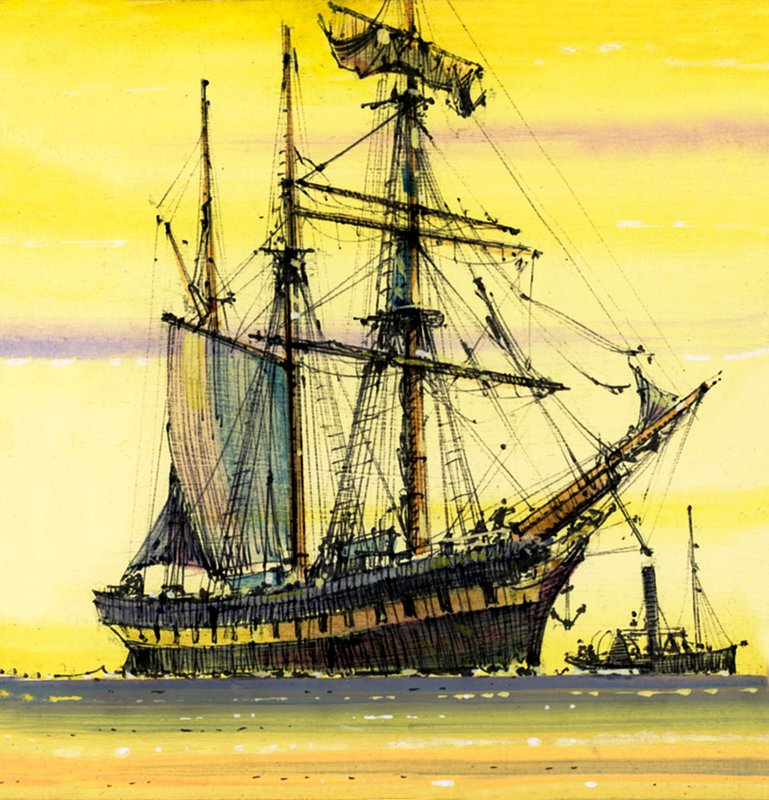 Barca a vela non identificata da John S. Smith